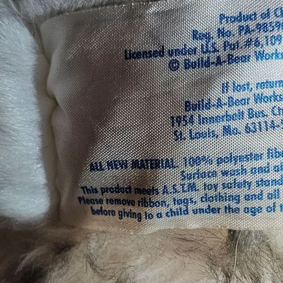 Build A Bear Workshop Penguin Happy Feet Heart Glows Bow Tie 18" (pre-loved) - Picture 7 of 9